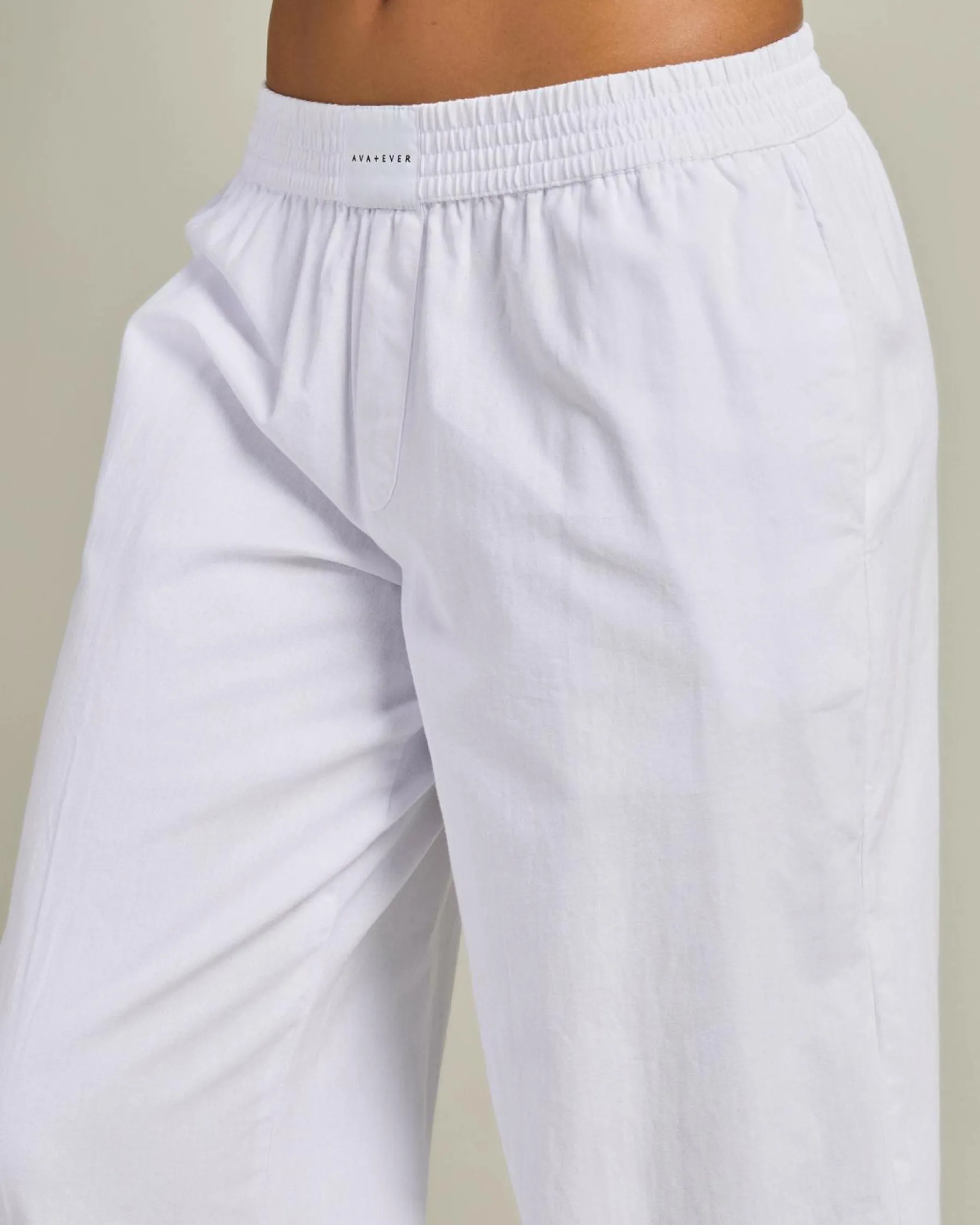 Bottoms*Ava And Ever Theo Pants White