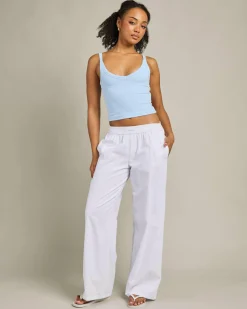 Bottoms*Ava And Ever Theo Pants White