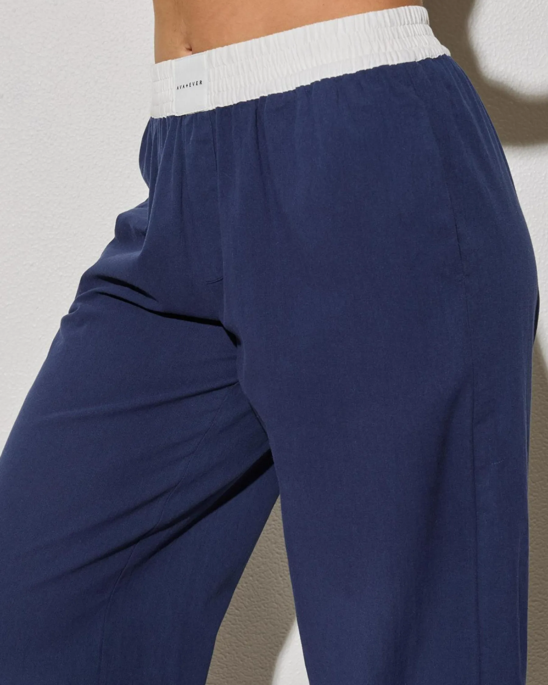 Bottoms*Ava And Ever Theo Pants Navy