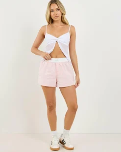 Bottoms*Ava And Ever Theo Shorts Light Pink