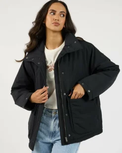 Jackets & Coats*Roxy This Time Puffer Jacket Anthracite