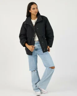 Jackets & Coats*Roxy This Time Puffer Jacket Anthracite