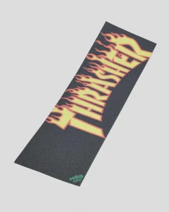 Skateboards & Scooters|Skateboards & Scooters*Mob Grip Thrasher Yellow and Orange Flame Grip Tape Assorted