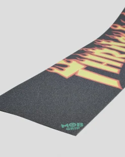 Skateboards & Scooters|Skateboards & Scooters*Mob Grip Thrasher Yellow and Orange Flame Grip Tape Assorted
