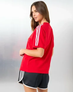 Hot Three Stripe T-Shirt Women Tops