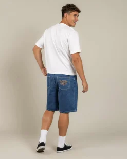 Denim|Shorts & Bottoms*Happy Hour Thrift Denim Shorts Washed Blue