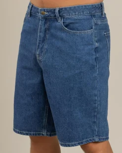 Denim|Shorts & Bottoms*Happy Hour Thrift Denim Shorts Washed Blue