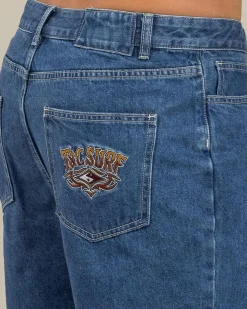 Denim|Shorts & Bottoms*Happy Hour Thrift Denim Shorts Washed Blue