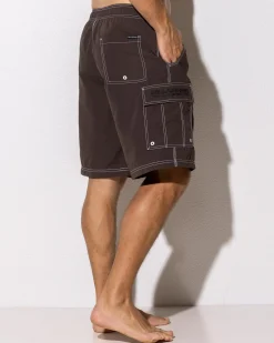 Board Shorts|Shorts & Bottoms*Billabong Throw On Board Shorts Dark Brown