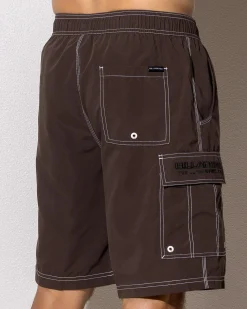 Board Shorts|Shorts & Bottoms*Billabong Throw On Board Shorts Dark Brown