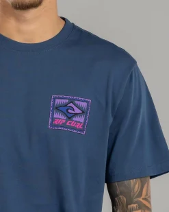 Tops & T-Shirts*Rip Curl Throwback T-Shirt Light Navy