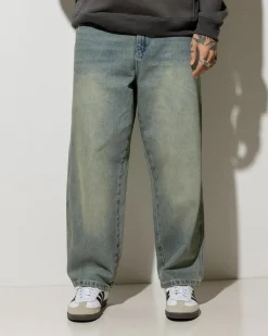 Shorts & Bottoms*Worship Supplies Throws Big Lounger Jeans Garage Grime Blue