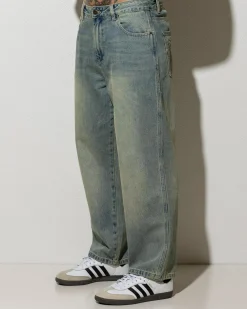 Shorts & Bottoms*Worship Supplies Throws Big Lounger Jeans Garage Grime Blue