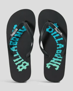 Flip Flops & Sandals*Billabong Tides Thongs Black Multi