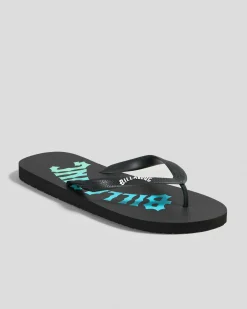 Flip Flops & Sandals*Billabong Tides Thongs Black Multi