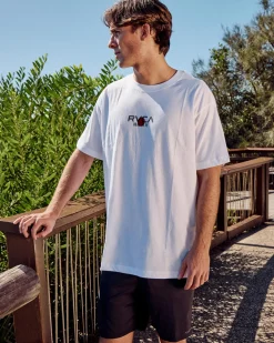 Tops & T-Shirts*RVCA Tiger Sun T-Shirt White