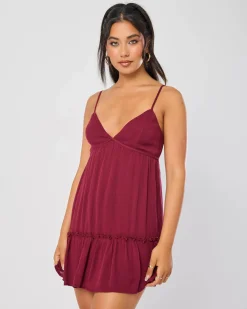 Dresses*Mooloola Tilly Dress Burgundy