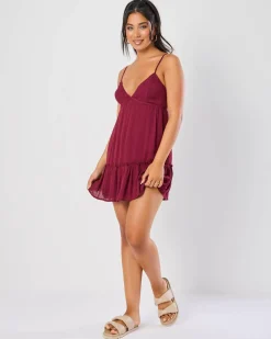 Dresses*Mooloola Tilly Dress Burgundy