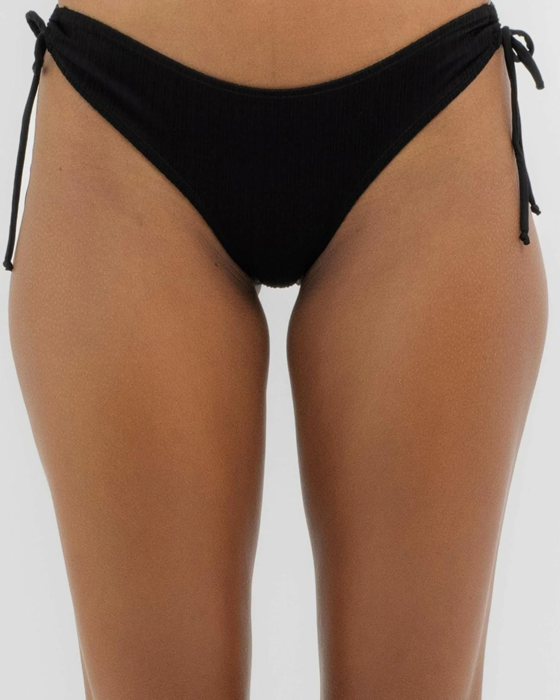 Bikinis*Kaiami Tilly High Cut Tie Bikini Bottom Black