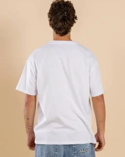 Tilt Panel Knit T-Shirt Tops & T-Shirts