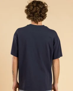 Tops & T-Shirts*Quiksilver Tilt Panel Knit T-Shirt Black Wave