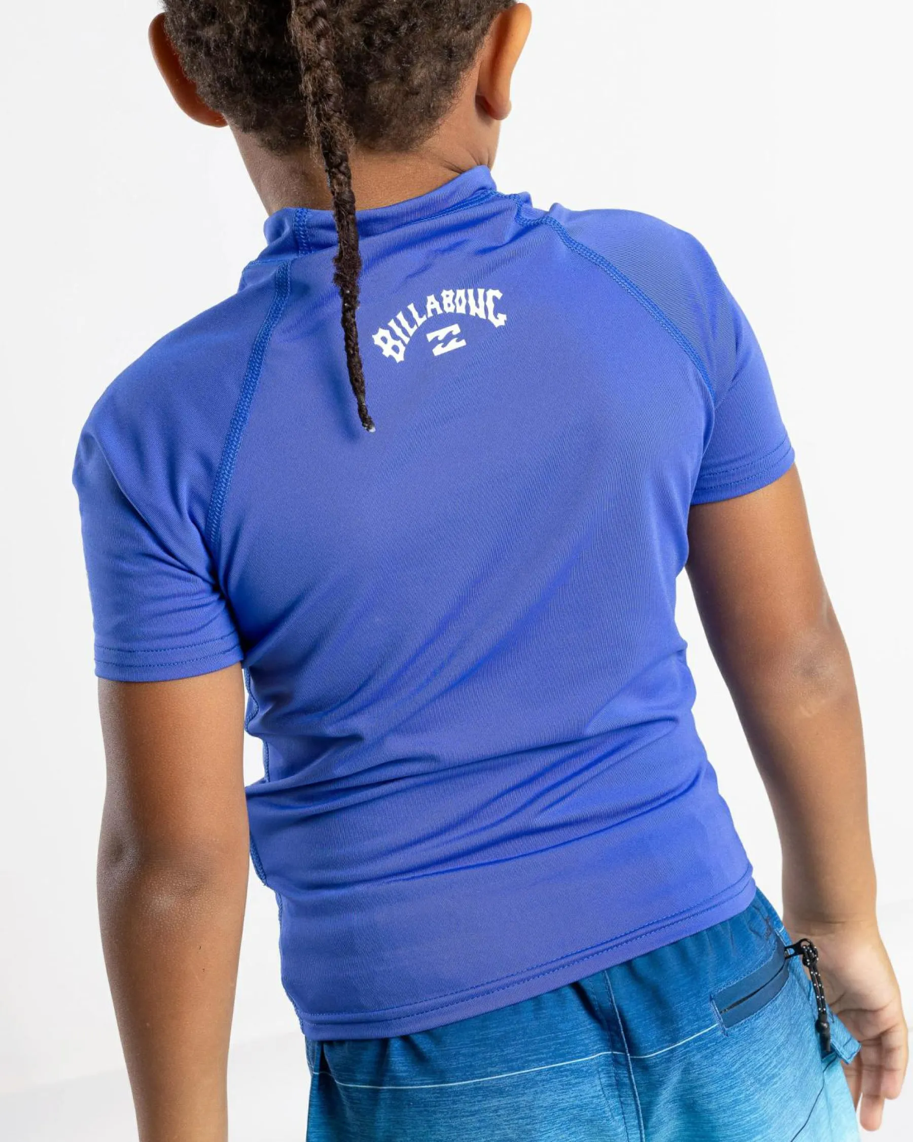 Rashies|Toddlers*Billabong Toddlers' All Day Arch Short Sleeve Rash Vest Cobalt