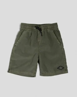 Board Shorts|Toddlers*Billabong Toddlers' All Day Overdye Layback Beach Shorts Dark Military