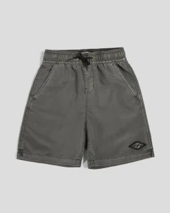 Board Shorts|Toddlers*Billabong Toddlers' All Day Overdye Layback Beach Shorts Washed Black
