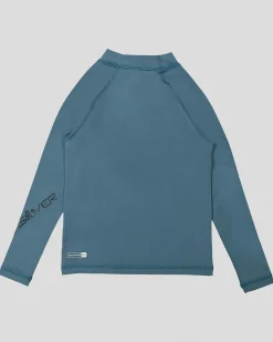 Rashies*Quiksilver Toddlers' All Time Long Sleeve Rash Vest Aegean Blue