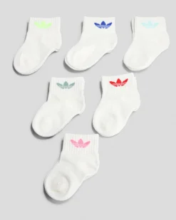 Socks & Accesories|Socks & Accesories*adidas Toddlers' Ankle Socks 6 Pack Lucpnk/betsca/siggnr/byel