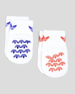 Toddlers|Socks & Accesories*adidas Toddlers' Anti Slip Socks White/lcublue/lcured