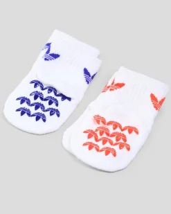 Toddlers|Socks & Accesories*adidas Toddlers' Anti Slip Socks White/lcublue/lcured