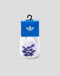 Toddlers|Socks & Accesories*adidas Toddlers' Anti Slip Socks White/lcublue/lcured