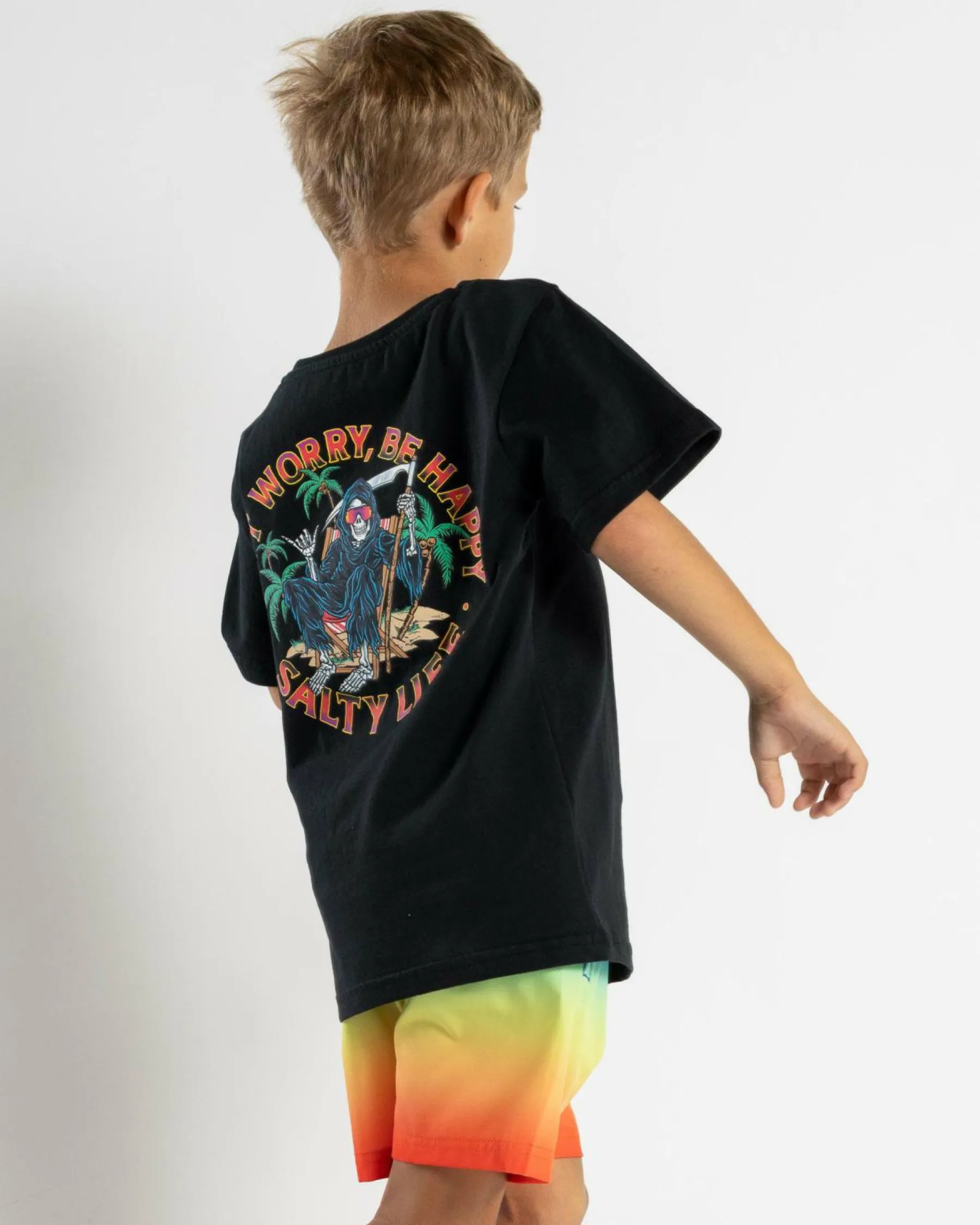 Outlet Toddlers' Be Happy T-Shirt Kids/BOY Toddlers|Tops & T-Shirts