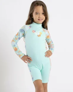 Surf|One Pieces*Roxy Toddlers' Beach Bay Springsuit Beach Glass Beach Bay-be