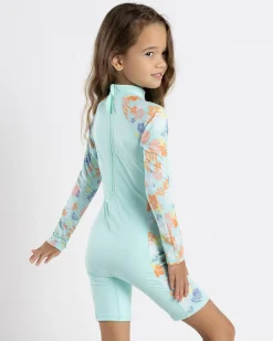 Surf|One Pieces*Roxy Toddlers' Beach Bay Springsuit Beach Glass Beach Bay-be