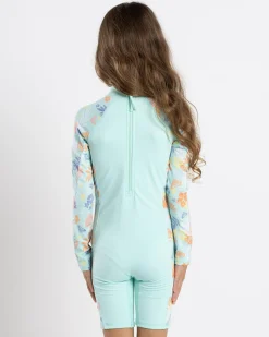 Surf|One Pieces*Roxy Toddlers' Beach Bay Springsuit Beach Glass Beach Bay-be