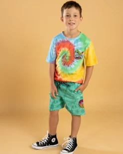 Toddlers|Shorts & Bottoms*Salty Life Toddlers' Billow Elastic Waist Shorts Mint Mottle
