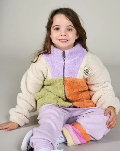 Toddlers|Outerwear*Rip Curl Toddlers' Block Party Polar Fleece Jumper Lilac