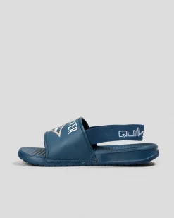 Toddlers|Slides*Quiksilver Toddlers' Bright Coast Strapped SP KD Slides Blue 5