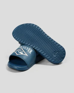 Toddlers|Slides*Quiksilver Toddlers' Bright Coast Strapped SP KD Slides Blue 5