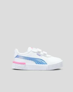 Toddlers|Sneakers*Puma Toddlers' Carina Bouncy Sky Shoes Puma Whitelavender Alert