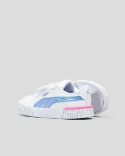 Toddlers|Sneakers*Puma Toddlers' Carina Bouncy Sky Shoes Puma Whitelavender Alert