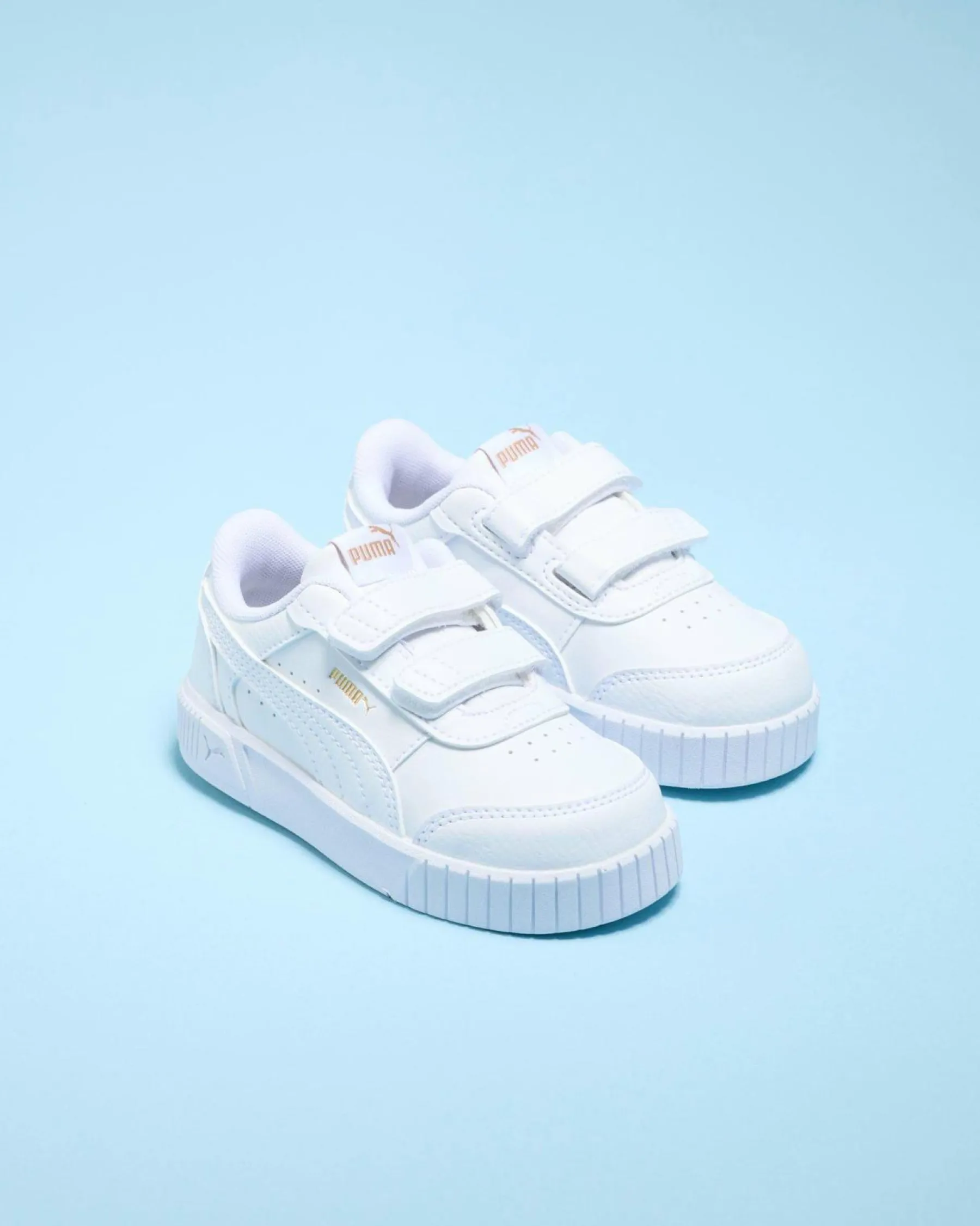 Toddlers|Sneakers*Puma Toddlers' Carina Mia V Shoes Puma White-puma Gold