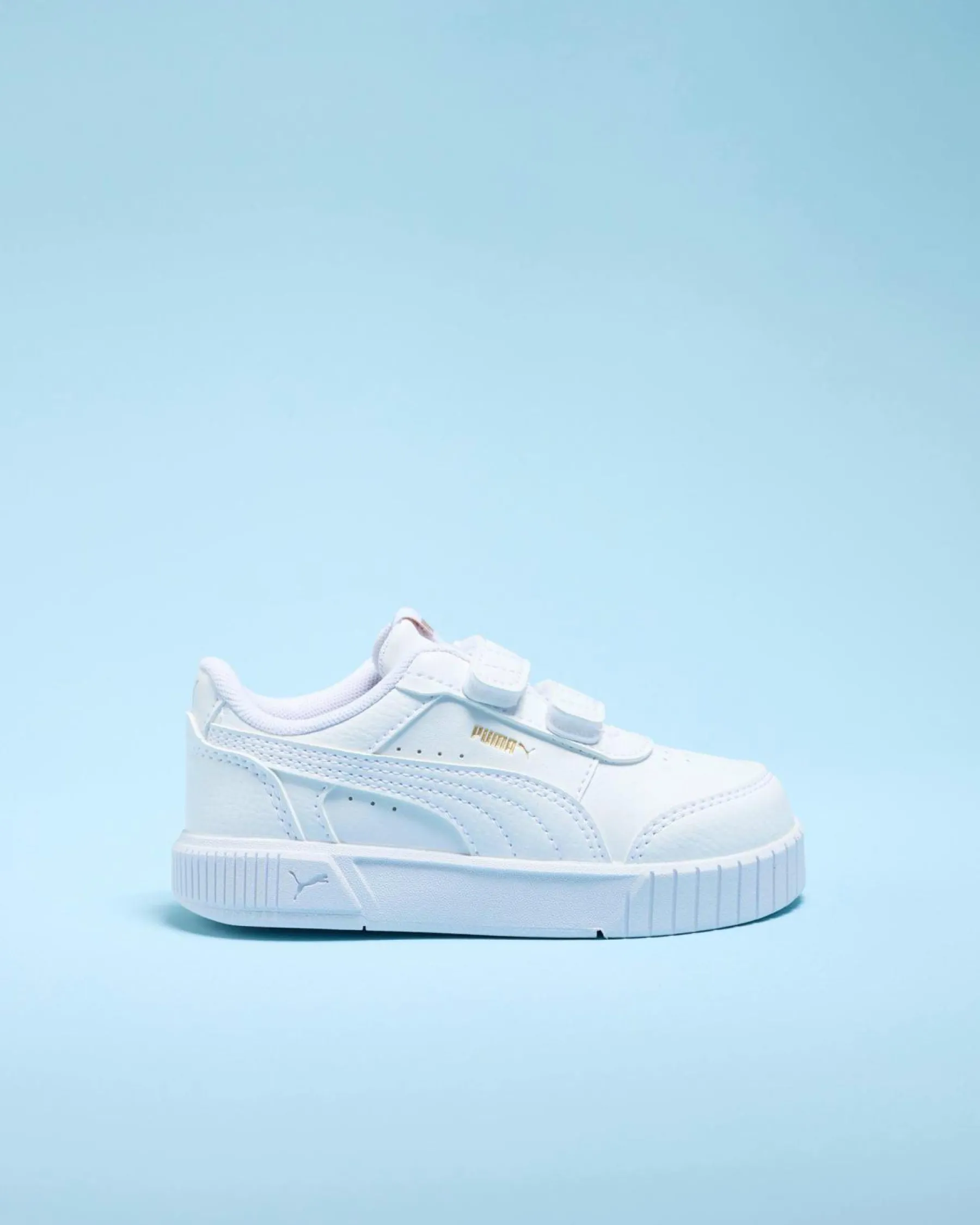 Toddlers|Sneakers*Puma Toddlers' Carina Mia V Shoes Puma White-puma Gold