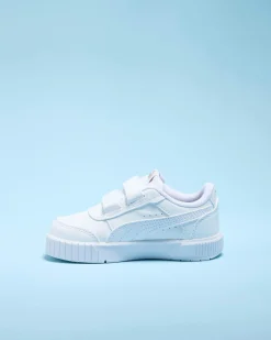 Toddlers|Sneakers*Puma Toddlers' Carina Mia V Shoes Puma White-puma Gold