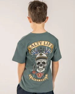 Tops & T-Shirts*Salty Life Toddlers' Carrion Crown T-Shirt Green