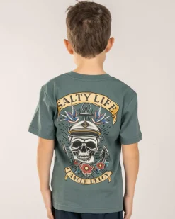 Tops & T-Shirts*Salty Life Toddlers' Carrion Crown T-Shirt Green