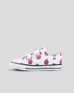 Toddlers|Sneakers*Converse Toddlers' Chuck Taylor All Star Allover Easy On Shoes White/red/black