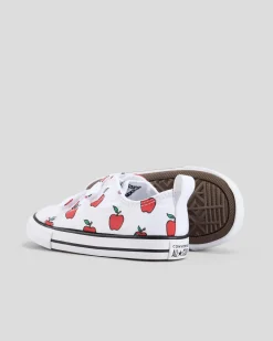 Toddlers|Sneakers*Converse Toddlers' Chuck Taylor All Star Allover Easy On Shoes White/red/black